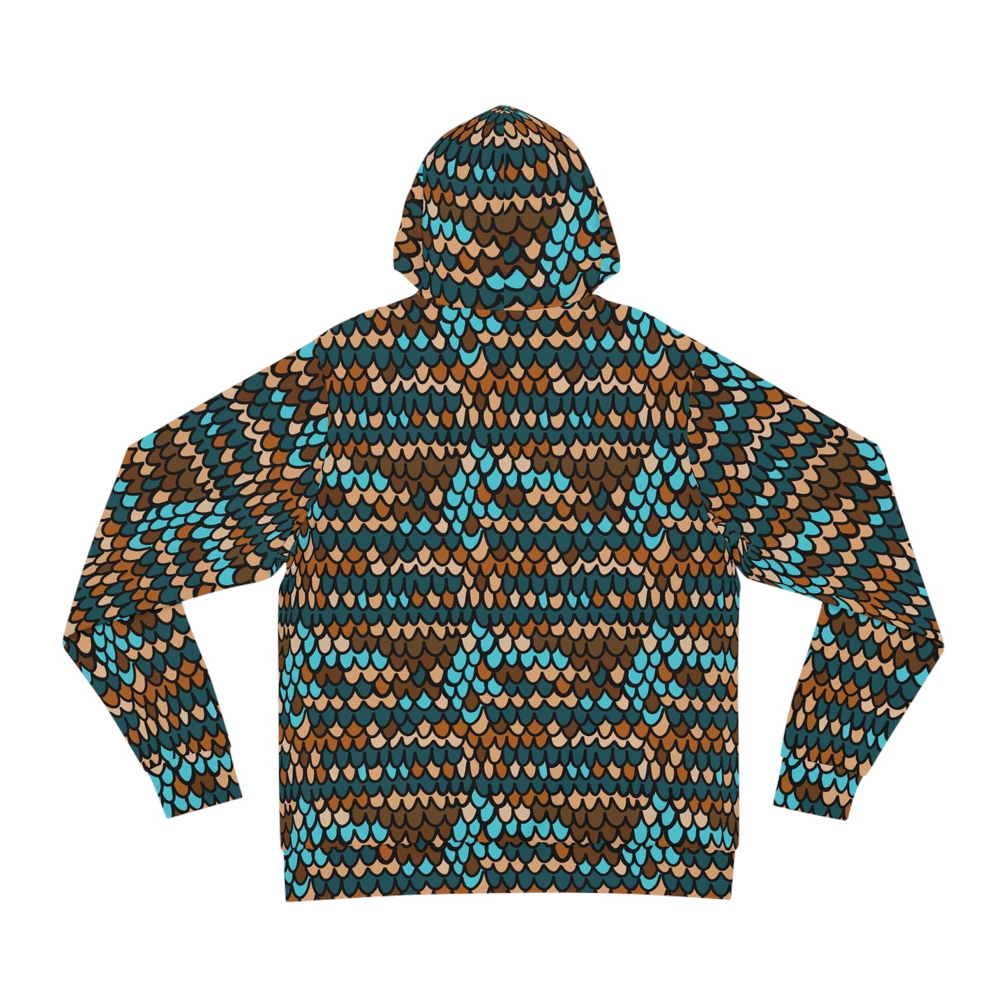 Teal and Bronze Hoodie