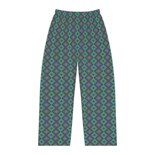 Green Diamonds Pajama Pants