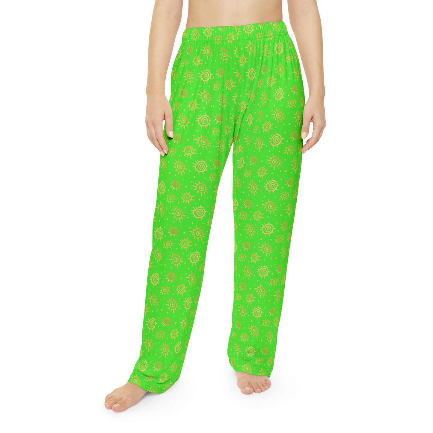 Neon Green Pajama Pants