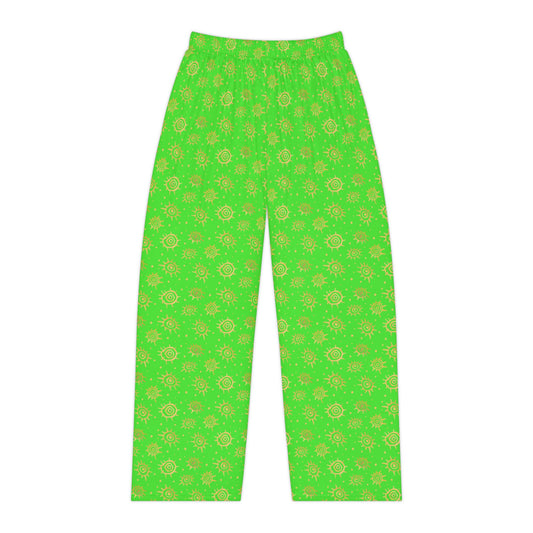 Neon Green Pajama Pants