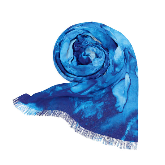 Blue Lightweight Scarf