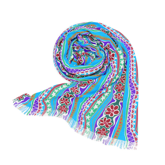 Turquoise Lightweight Scarf