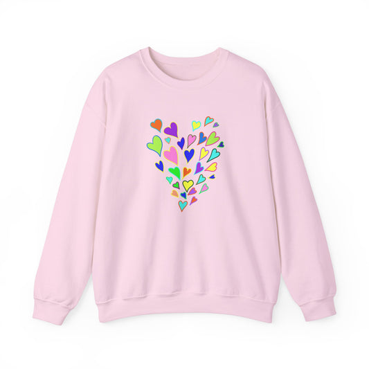 Love Hearts Crewneck Jumper