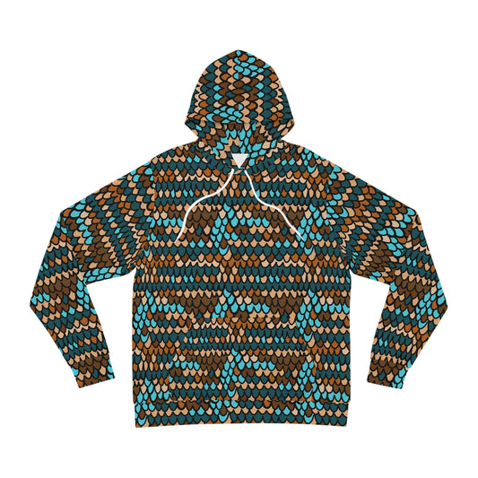 Teal and Bronze Hoodie