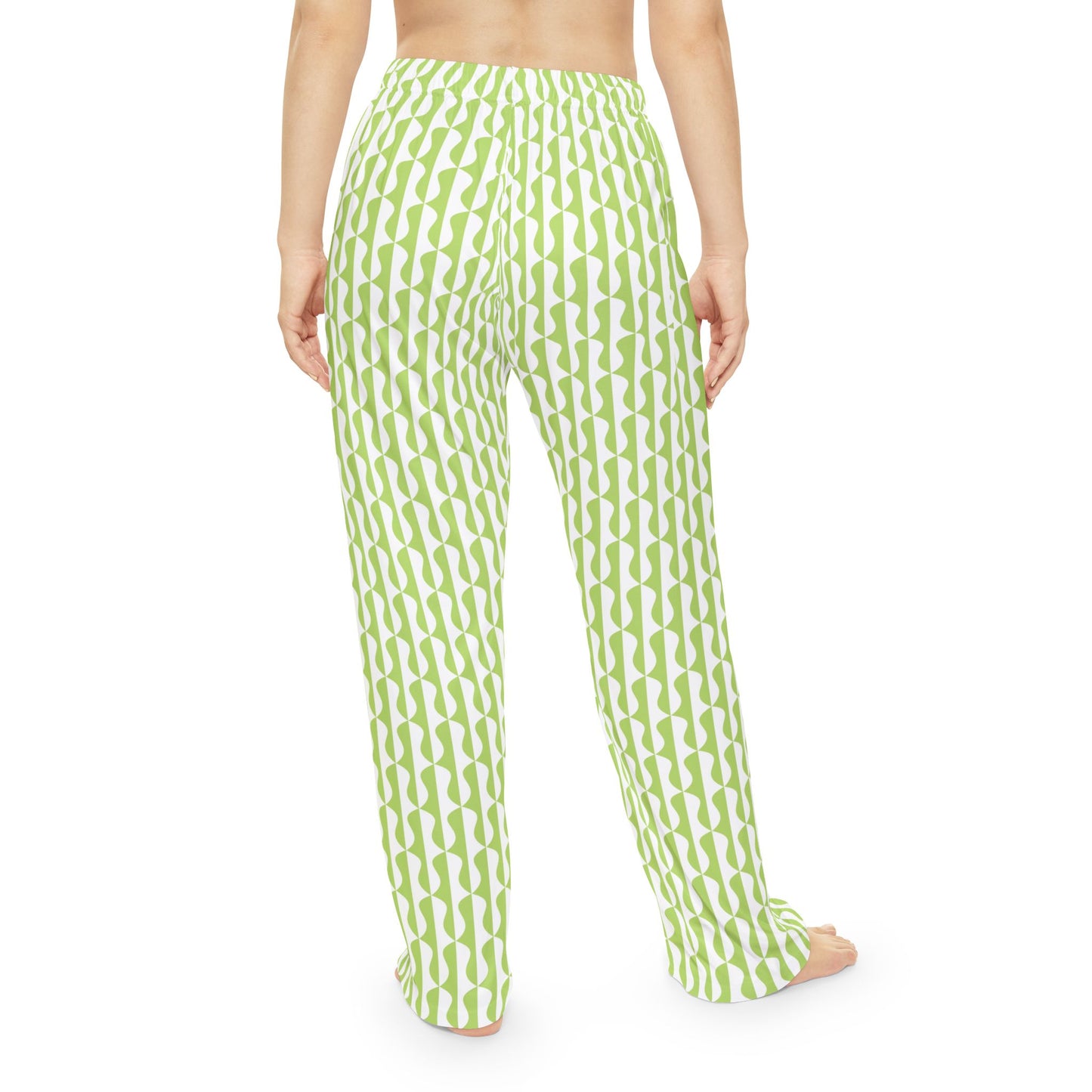 Lime Geometrics Pajama Pants