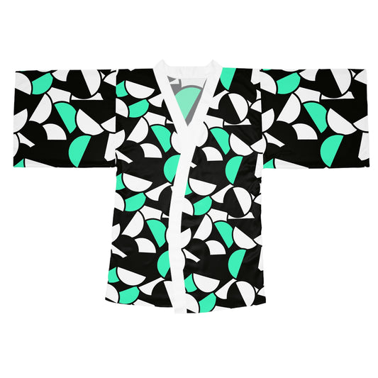 Mint Geometric Kimono