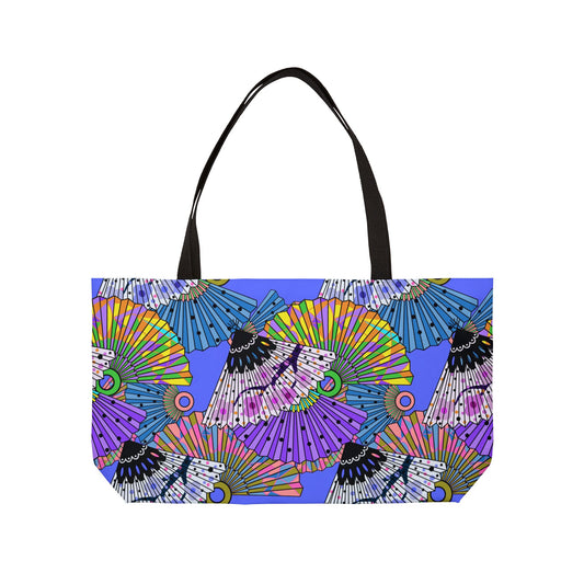 Blue Fans Weekender Tote Bag