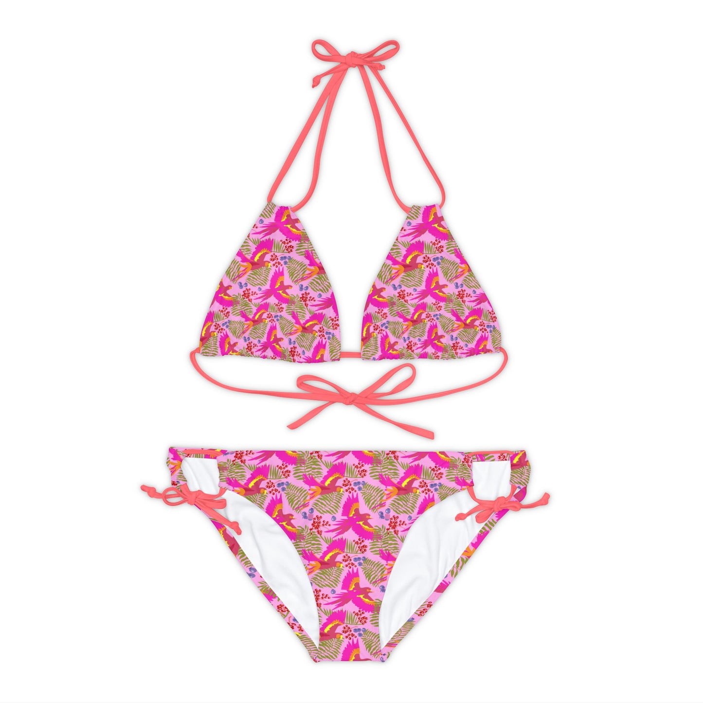 Pink Parrot Bikini