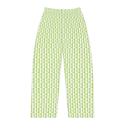 Lime Geometrics Pajama Pants